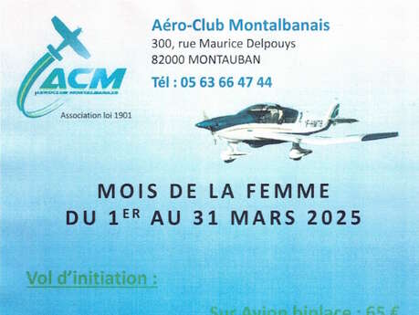Mois de la femme à l'aéroclub