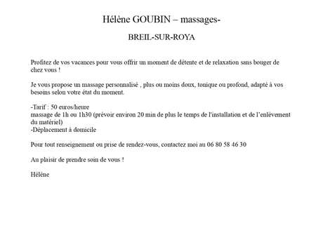 Massages bien-être à domicile
