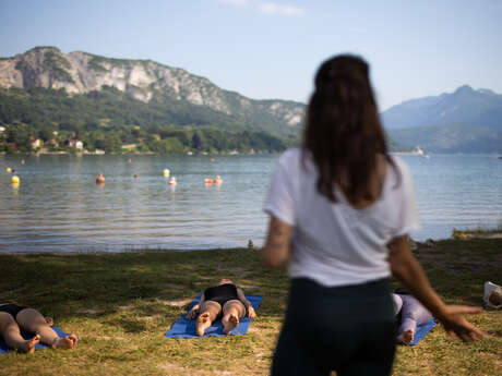 Les vendredis bien-être : instant suspendu côté lac