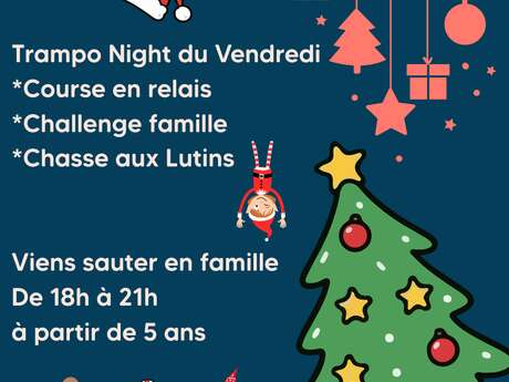 Soirée trampoline en famille