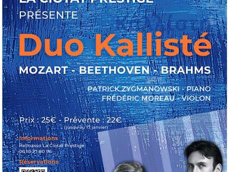Classical music concert by the Kallisté duo