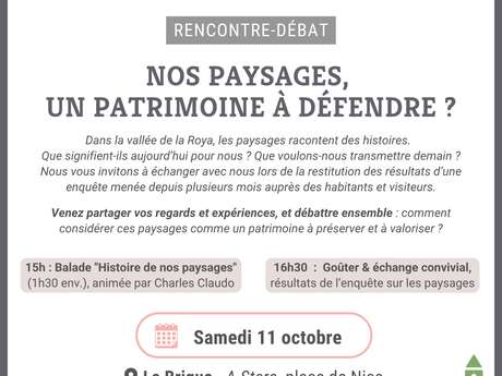 Nos paysages, un patrimoine à défendre ?