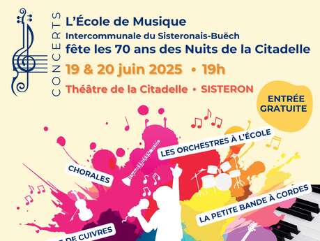 70 ans des Nuits de la Citadelle : Rencontres chantantes du Sisteronais Buëch