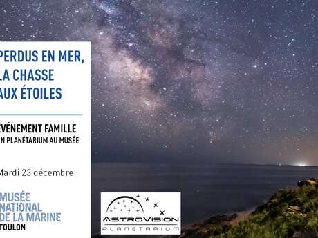 Jeune public - Animation en famille "Perdus en mer, La Chasse aux étoiles" au Musée de la Marine