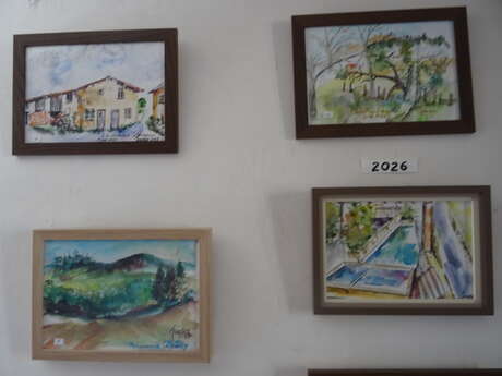 Exposition Atelier ocre rose : 50 ans de peinture artistique et…