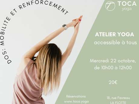 Atelier Yoga - le dos : mobilité et renforcement