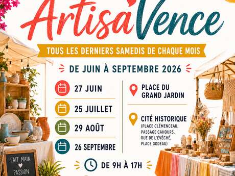 Marché Artisa'Vence