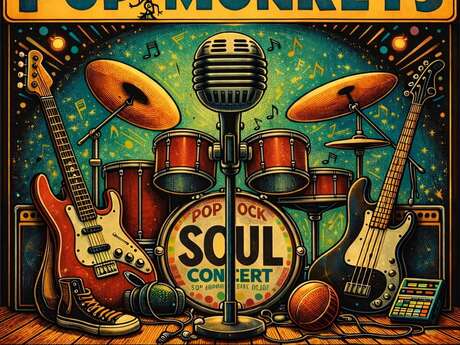Concert live Pop Monkeys - Pop, Rock, Soul