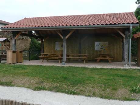 Picnic area at Le Bourg