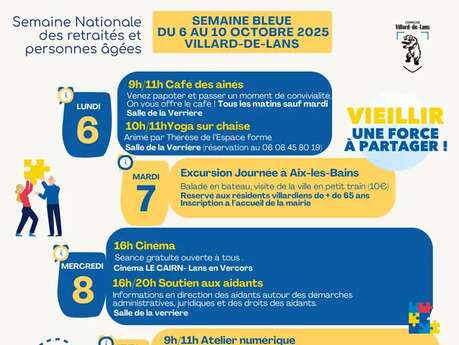 Semaine bleue Café des aînés
