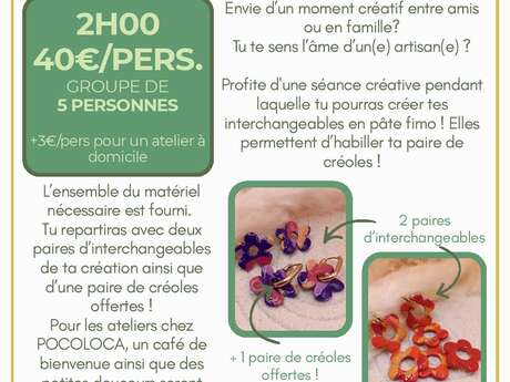 Ateliers création bijoux et peinture sur plateau