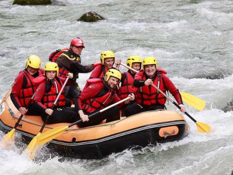 Rafting en eaux vives avec Évolution 2