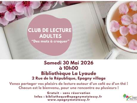 Club de lecture adulte : Des mots à croquer