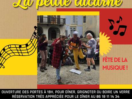 Resto paysan: "la petite lucarne" concert