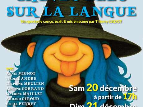 Un cheveu bleu sur la langue