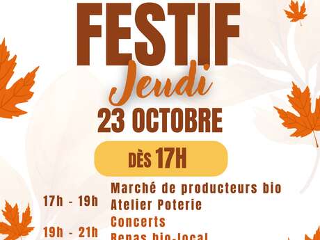 Marché bio festif de Mur-sur-Allier
