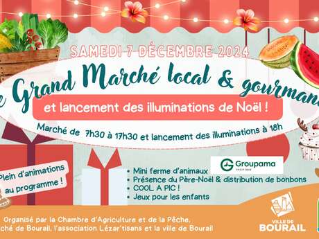 Grand marché local & gourmand de Noël