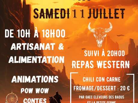 Marché à thème "Far West"
