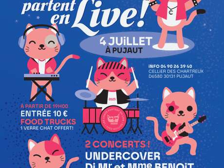 Les Chats partent en live