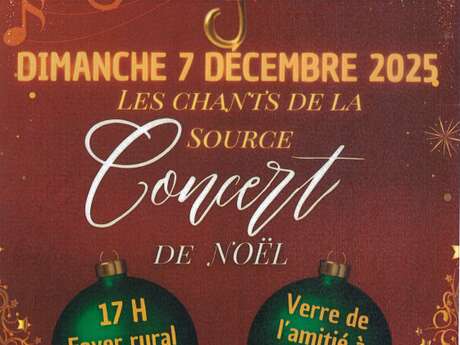 Concert : les chants de la source - musique de noel