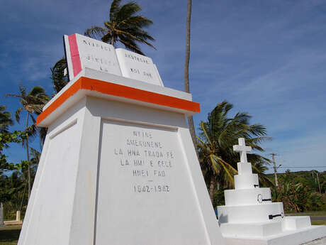 Monument dedicated to the arrival of the Gospel