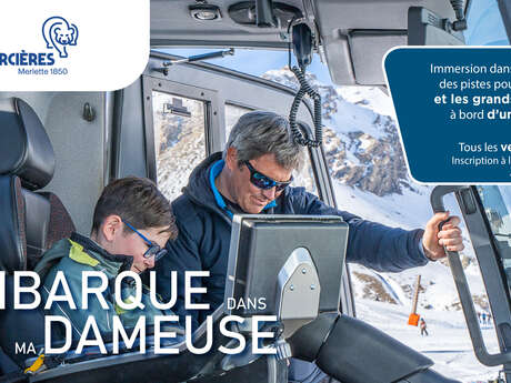 Embarque dans ma dameuse (sur tirage au sort)