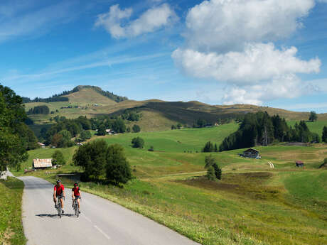 Cycling tour: Ascent of Plaine-Joux east side