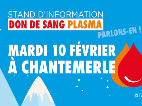 Sensibilisation au don de sang et de plasma