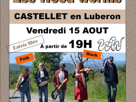 Soirée détente "concert jazz, folk, blues avec les WOODWORMS"