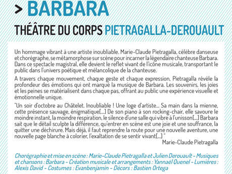 Barbara Théâtre du corps Pietragalla - Derouault