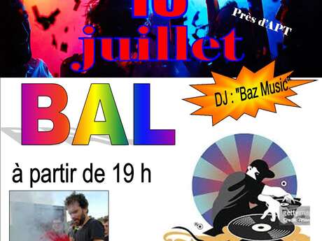 Bal du 13 juillet à Castellet