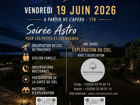 Soirée Astro à l'Auberge des Salles