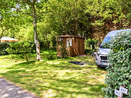 Premium pitches at camping Antioche