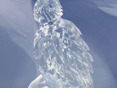Sculpture sur glace