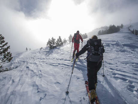 Initiation Ski de randonnée à Montclar