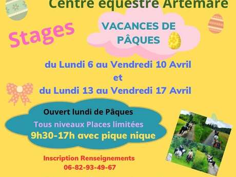 Stage d'équitation vacances de Printemps - Centre Equestre d'Artemare