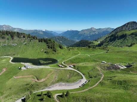 Walking itinerary: rando'bus Descente de Joux Plane