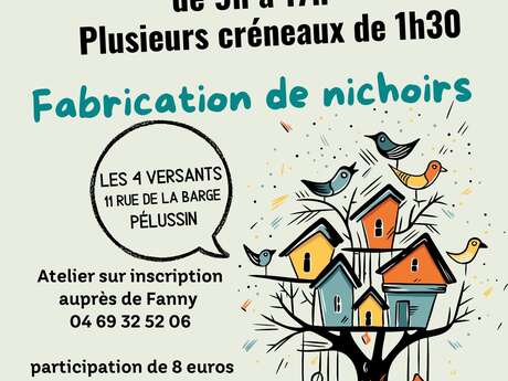 Atelier fabrication de nichoirs