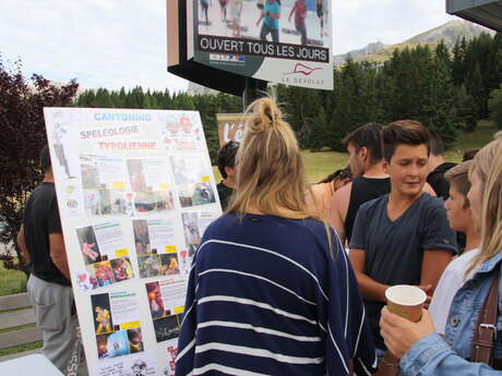 Pot d'accueil - marché aux activités