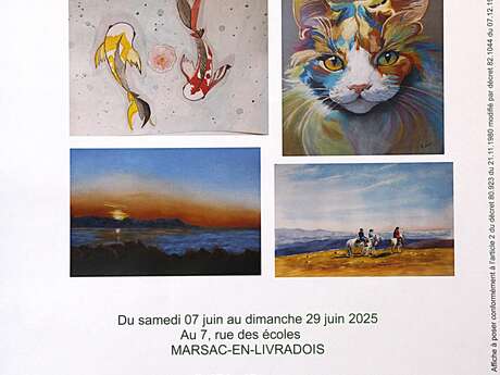 Exposition de peinture de "Dessine-moi un mouton"