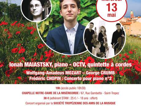 Concert - Ionah MAIATSKY (piano) + OCTV (string quintet)