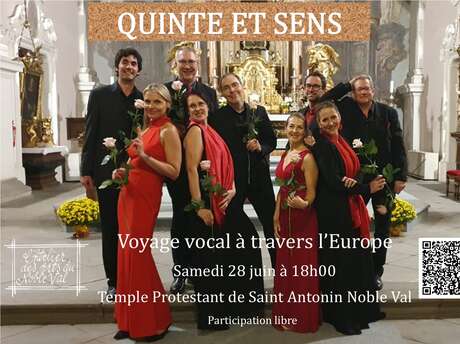 Quinte & Sens - Voyage vocal à travers l'Europe
