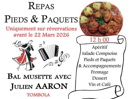 Repas dansant Pieds et Paquets