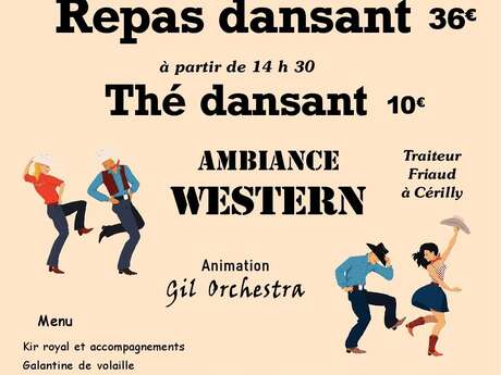 Repas et thé dansant : Ambiance Western