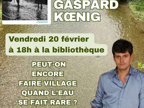 Rencontre avec l'écrivain Gaspard Koenig