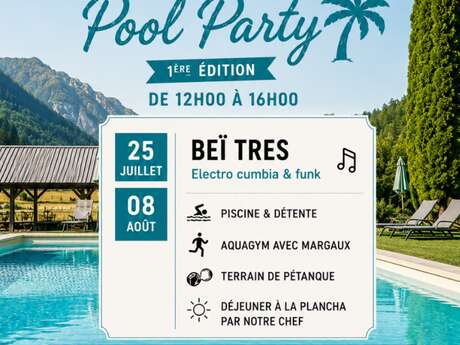 Les samedis Pool Party à l'hôtel Le Madame