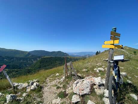 Pélenquine et les crêtes à VTT (N°18)