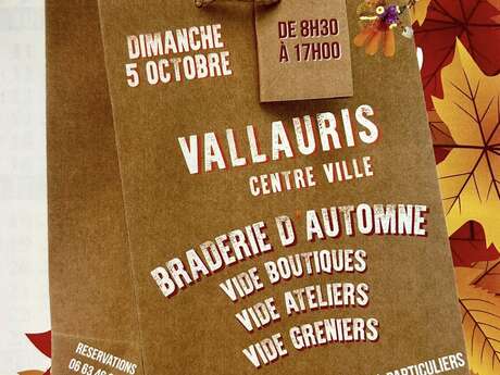 Braderie d'Automne à Vallauris