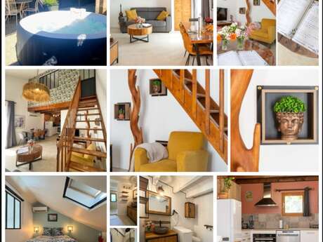 Nature & détente jacuzzi au pied du Mont Ventoux