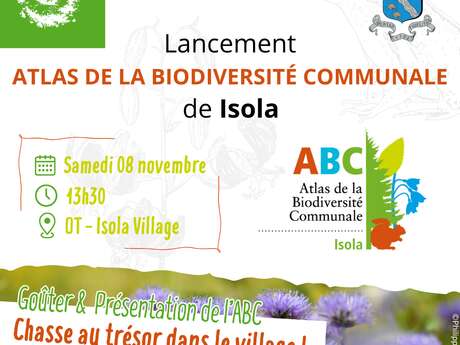Lancement de l’Atlas de la Biodiversité Communale d’Isola !
